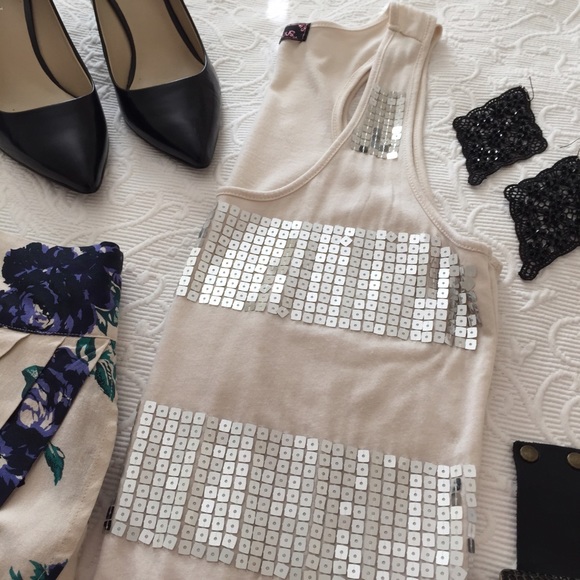 Almost Famous Tops - ⭐️Glisten and Shine with this sequence tank