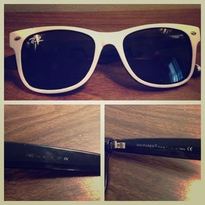 Ray Ban Wayfarer Sunglasses White Frame