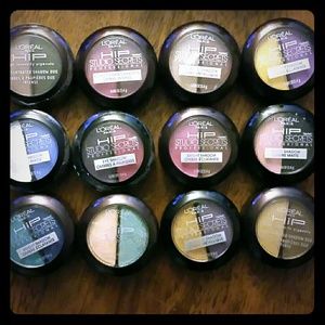 12 unopened unused loreal HIP eyeshadow duos