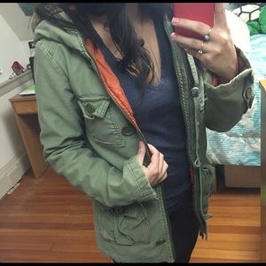 Olive Green Military Jacket