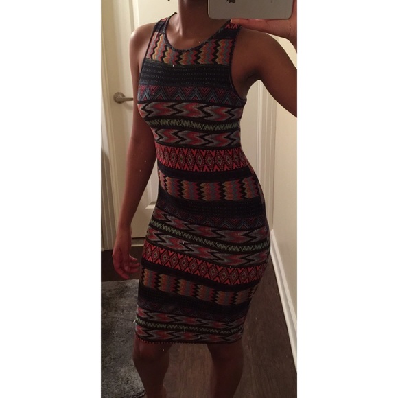 Midi tribal print dress - Picture 3 of 3