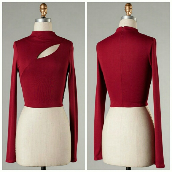 Cut Out Crop Top