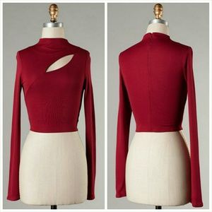Cut Out Crop Top