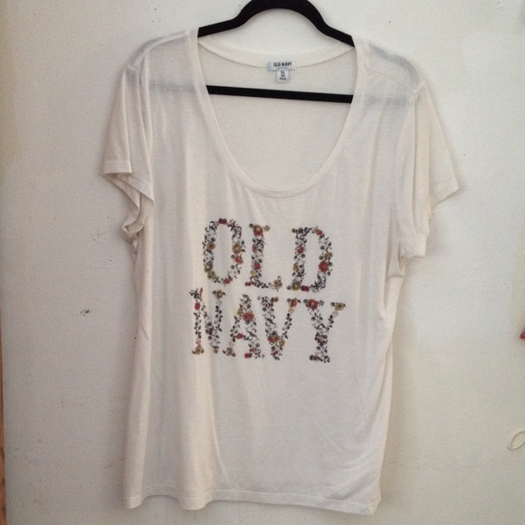 FINAL PRICE✨Floral Old Navy Logo Shirt✨