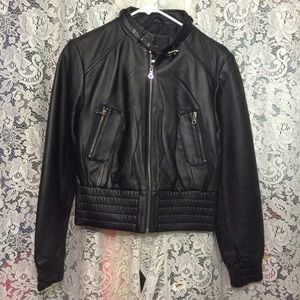 100% lambskin leather jacket