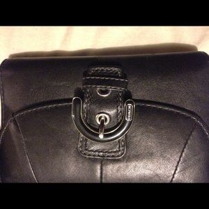 Black authentic coach wallet