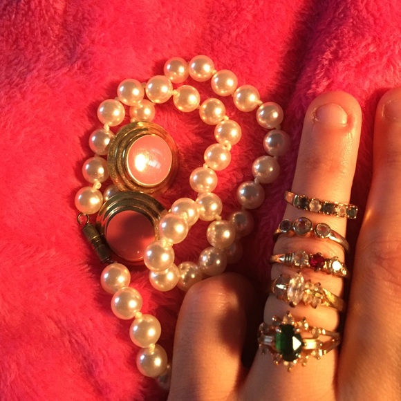 Pearls, Earrings, Rings Bundle made!
