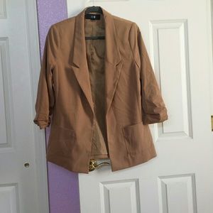 Tan boyfriend  blazer