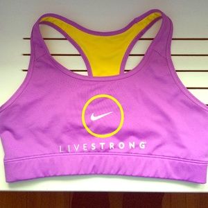 Nike Livestrong sports bra