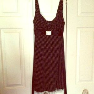 Sequin Heart Polka Dot Dress