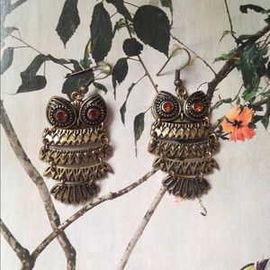 🎉hp🎉 owl earrings