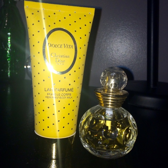 Christian Dior paris dolce vita perfume and lotion