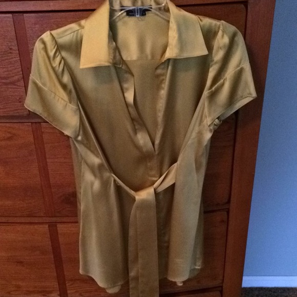 chartreuse blouse