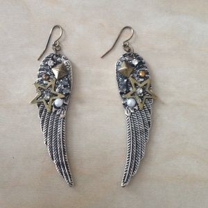 Angel wing earrings