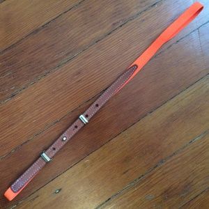 Neon and Leather Belt