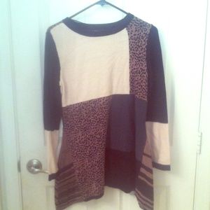 Style&co soft knit printed sweater