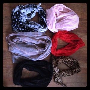 Scarf bundle of 6.