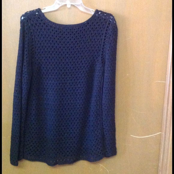 Alfani Long Sleeve Open Knit - Picture 2 of 4