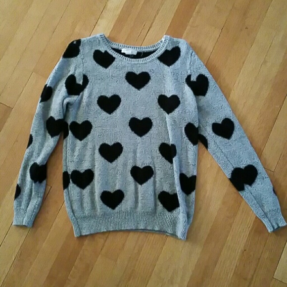 Forever 21 Heart Sweater
