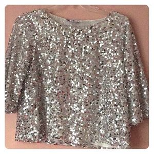 Jennifer Lopez- Blue Waters Silver Top