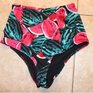 American apparel high waisted swim suit bottoms