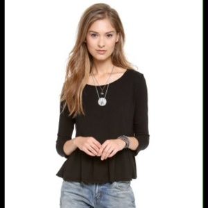 Free people peplum top
