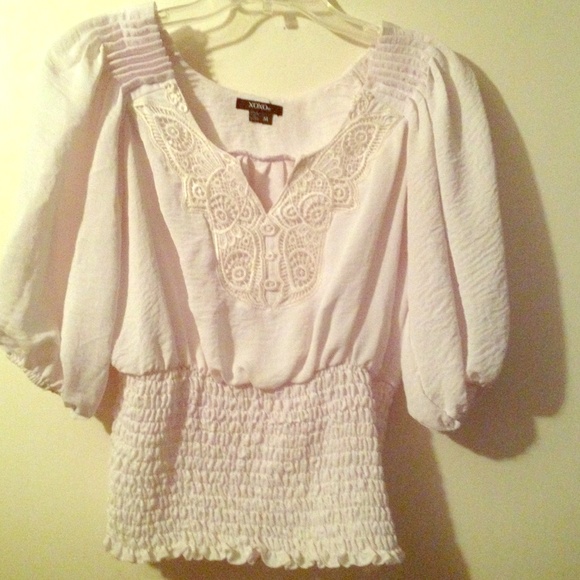 XOXO White Blouse/ Top
