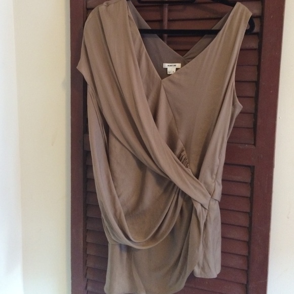 Helmut Lang Tops - TRADED 🔺Helmut Lang Taupe Orbit Top