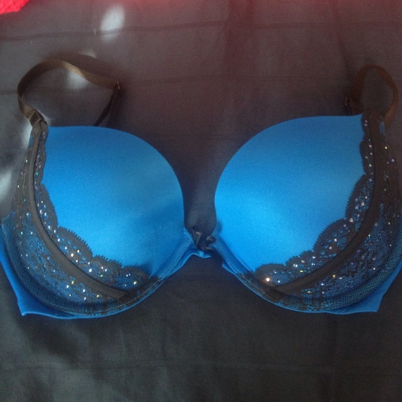 Blue push up bra 34D