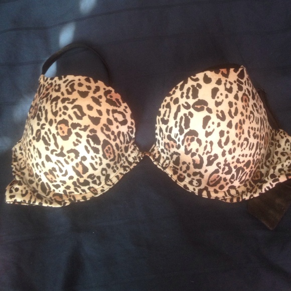 Leopard push up bra 32DD