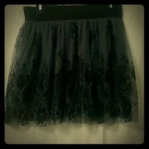 Wet Seal Black Skirt