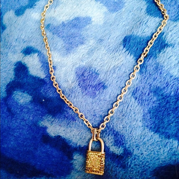 Louis Vuitton Lock Charm Necklace