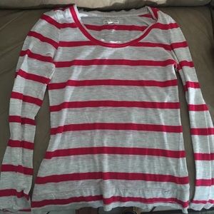 Long sleeve stripe shirt