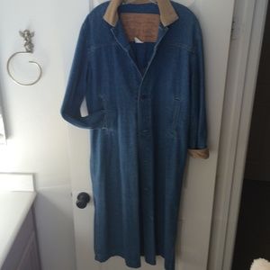 Levi Strauss denim overcoat