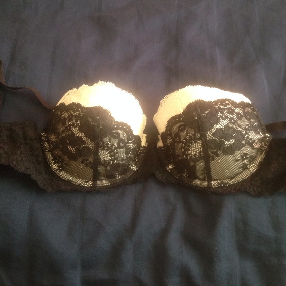 Black and white victoria secret bra