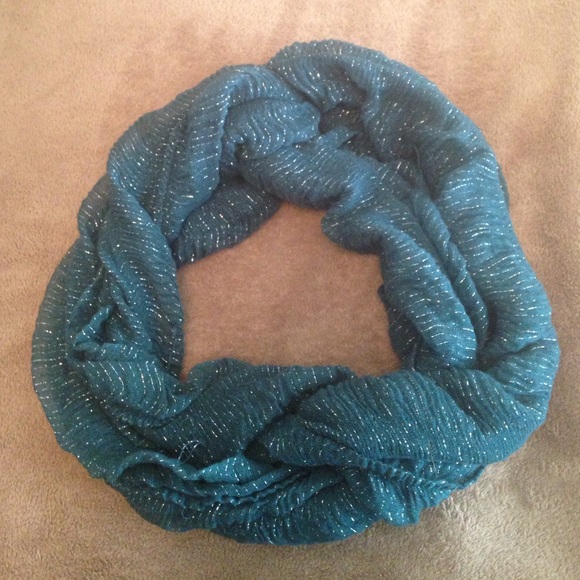 Charming Charlie Accessories - 🎉HP 4/15🎉 Teal Sparkly Scarf