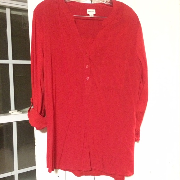 NWOT Red Merona Top