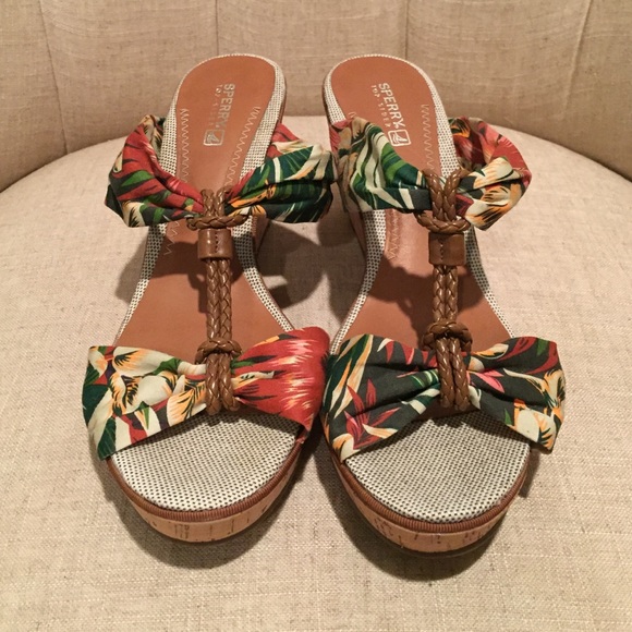 Sperry Top-Sider Floral Wedges