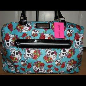 Final price: Betsey Johnson weekender travel tote