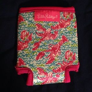 Lilly Pulitzer "Lobstah Roll" Drink Hugger 🌊🌺