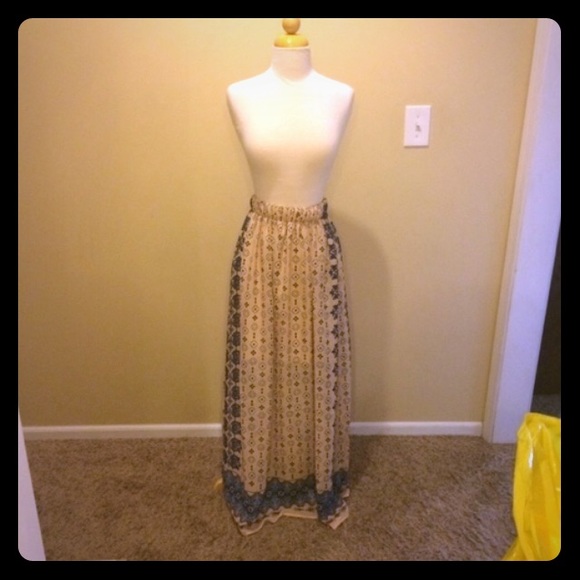 Orange and cream skirt reserved DO NOT BUY