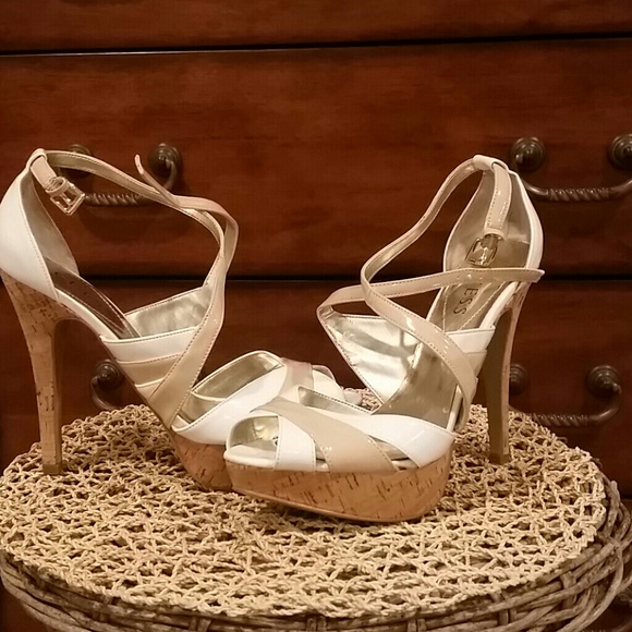 Guess strap heels