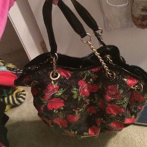 Betsy Johnson flower handbag
