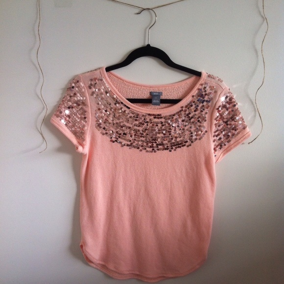 Pink Aerie Top With Sequins