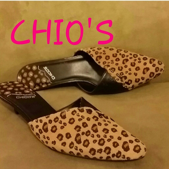 Chico's Shoes - NWT CHICOS BROWN KITTEN HEEL
