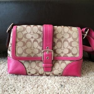 Never used pink Coach purse