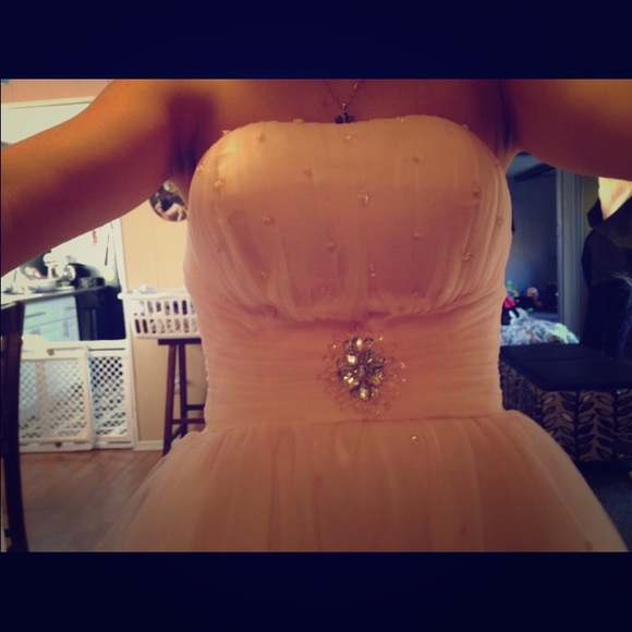 Baby pink dress
