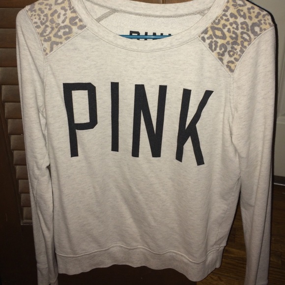 Pink crew neck