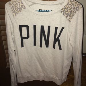 Pink crew neck