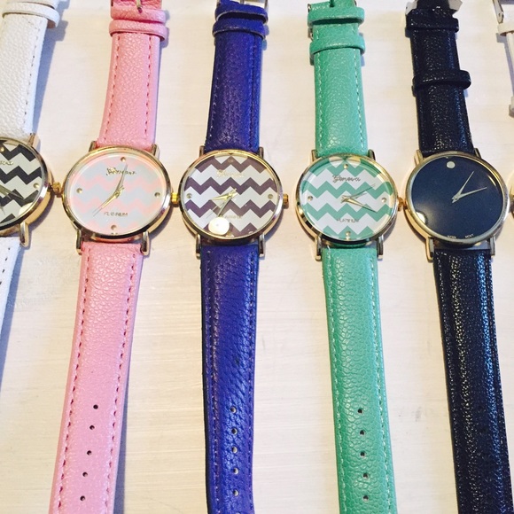 Teal chevron watch